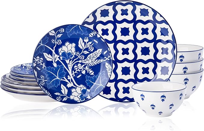 Wisenvoy Dinnerware Sets Plates and Bowls Sets